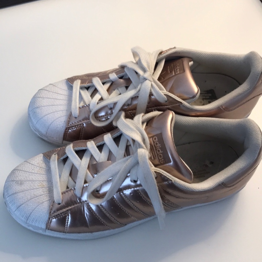 Rose gold Adidas